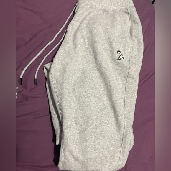 OVO Gray Drawstring Sweatpants - Picture 2 of 2